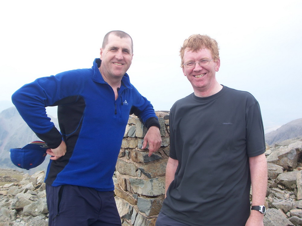 Scafell Pike summit